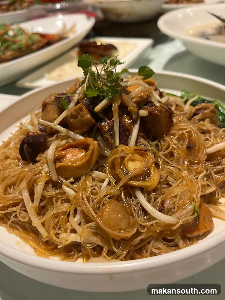 Noodles with Abalone and Mushrooms