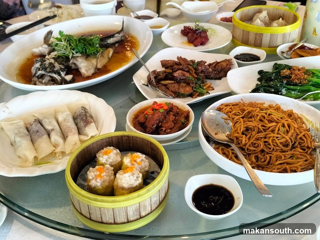 Chinese Food Spread