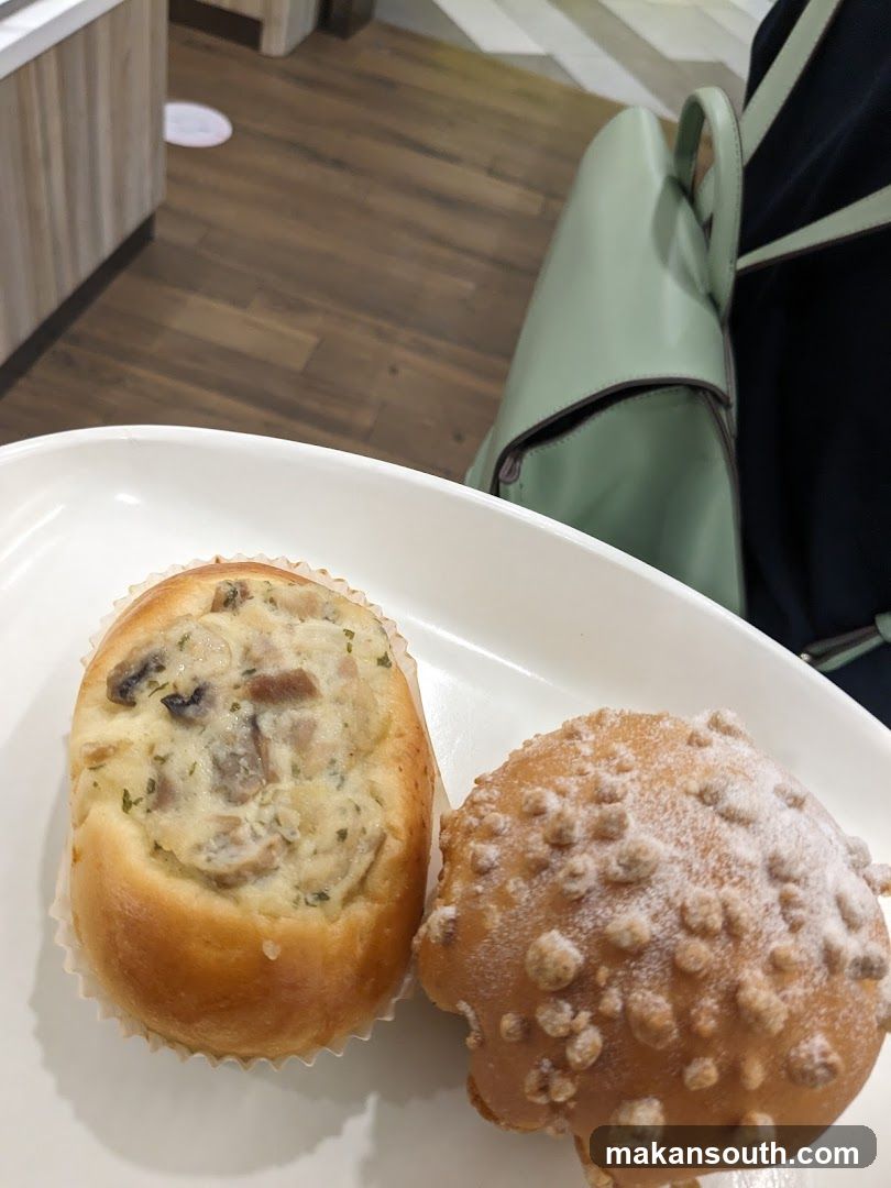 Mushroom Bun and Sweet Bun