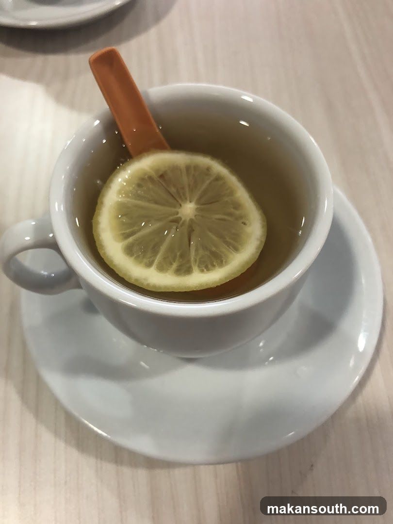 Cup of Tea with Lemon