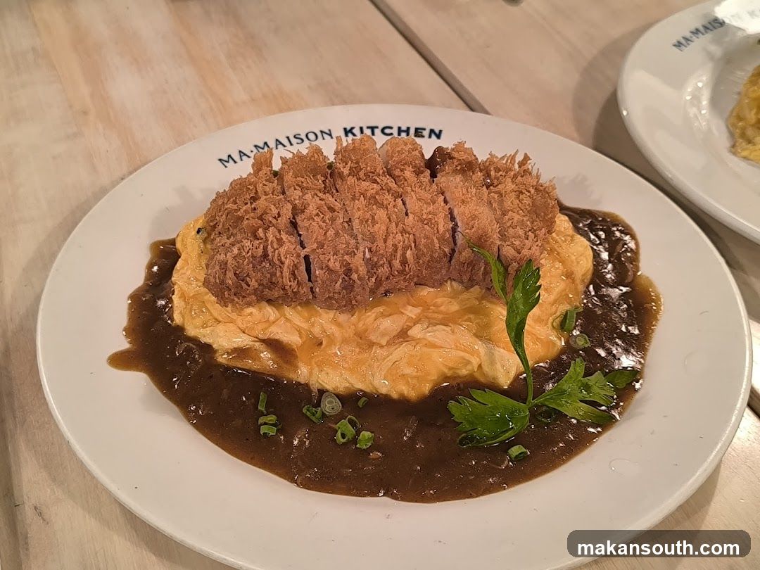 Omurice with Katsu