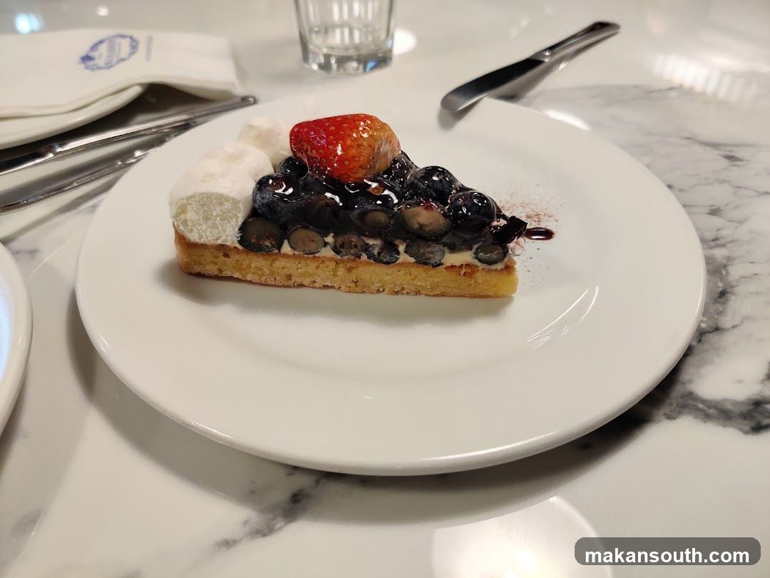Blueberry Tart Slice