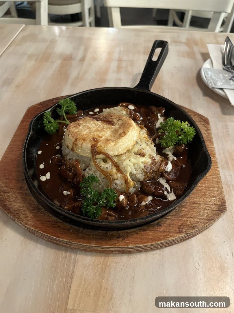 Sizzling Rice Dish