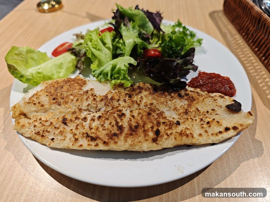 Grilled Fish with Salad