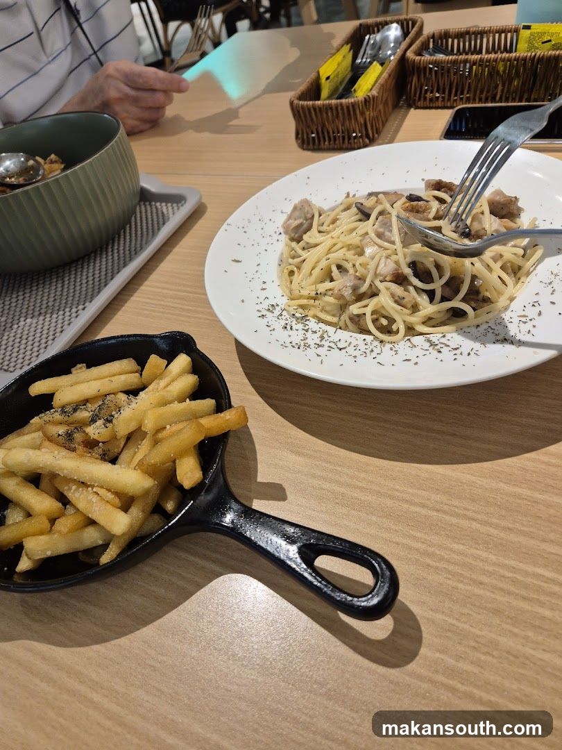 Pasta and Fries