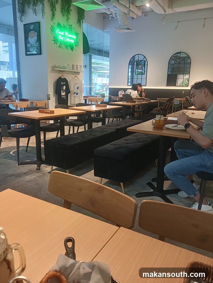 Cafe Interior with Seating and Decor