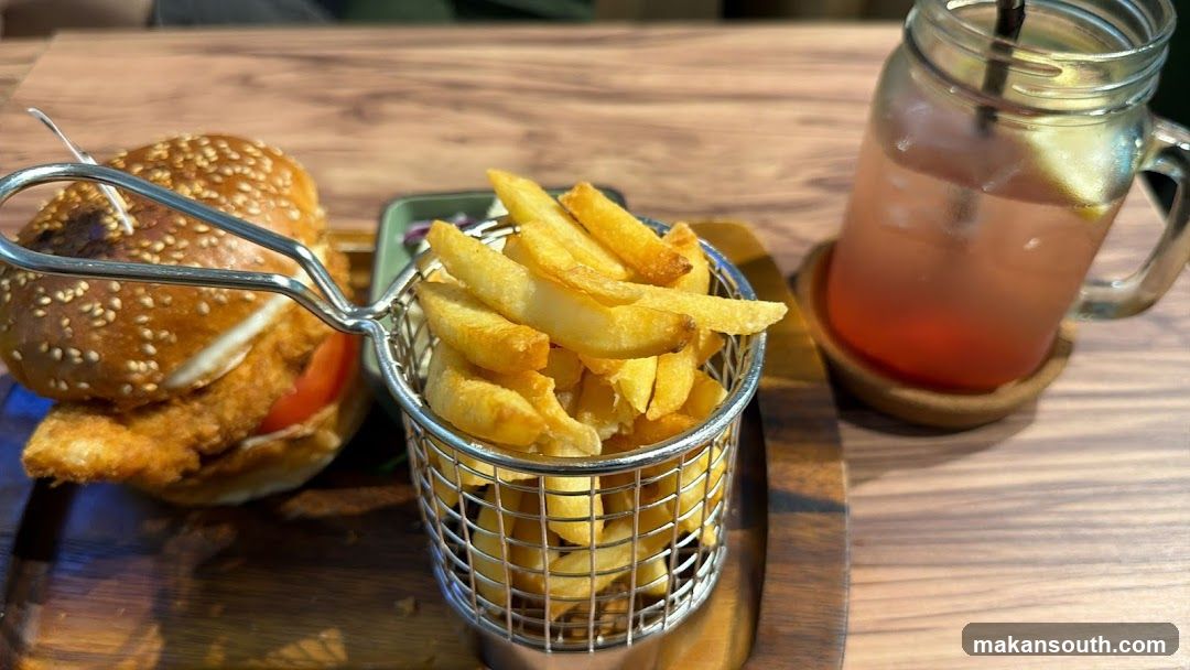 Burger and Fries