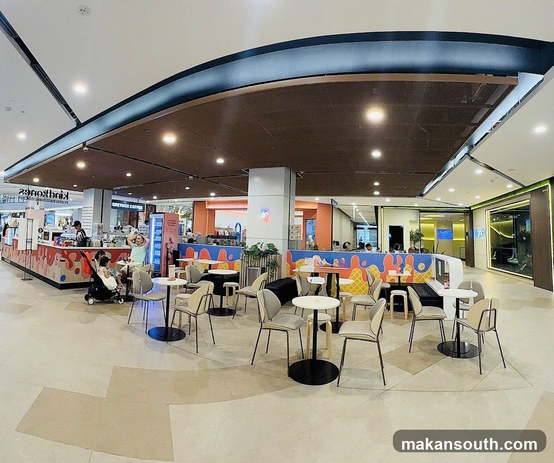 Ice Cream and Coffee Shop Seating Area