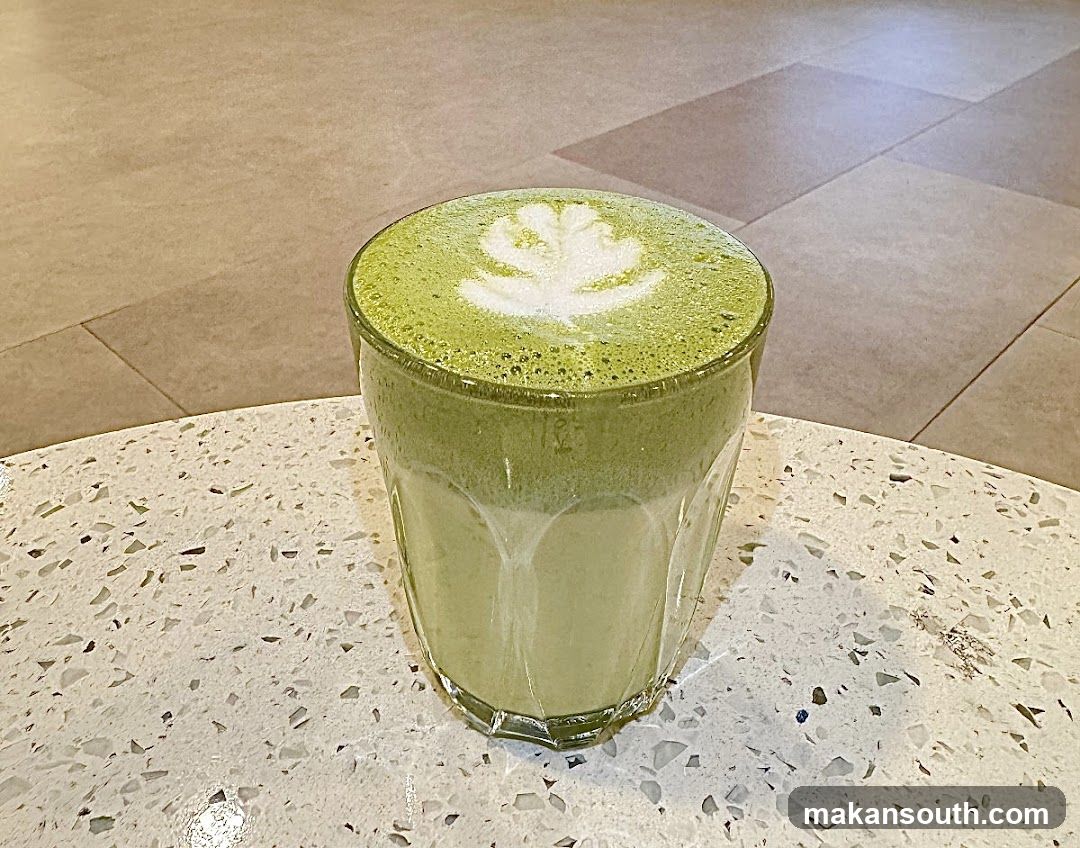 Matcha Latte with Latte Art