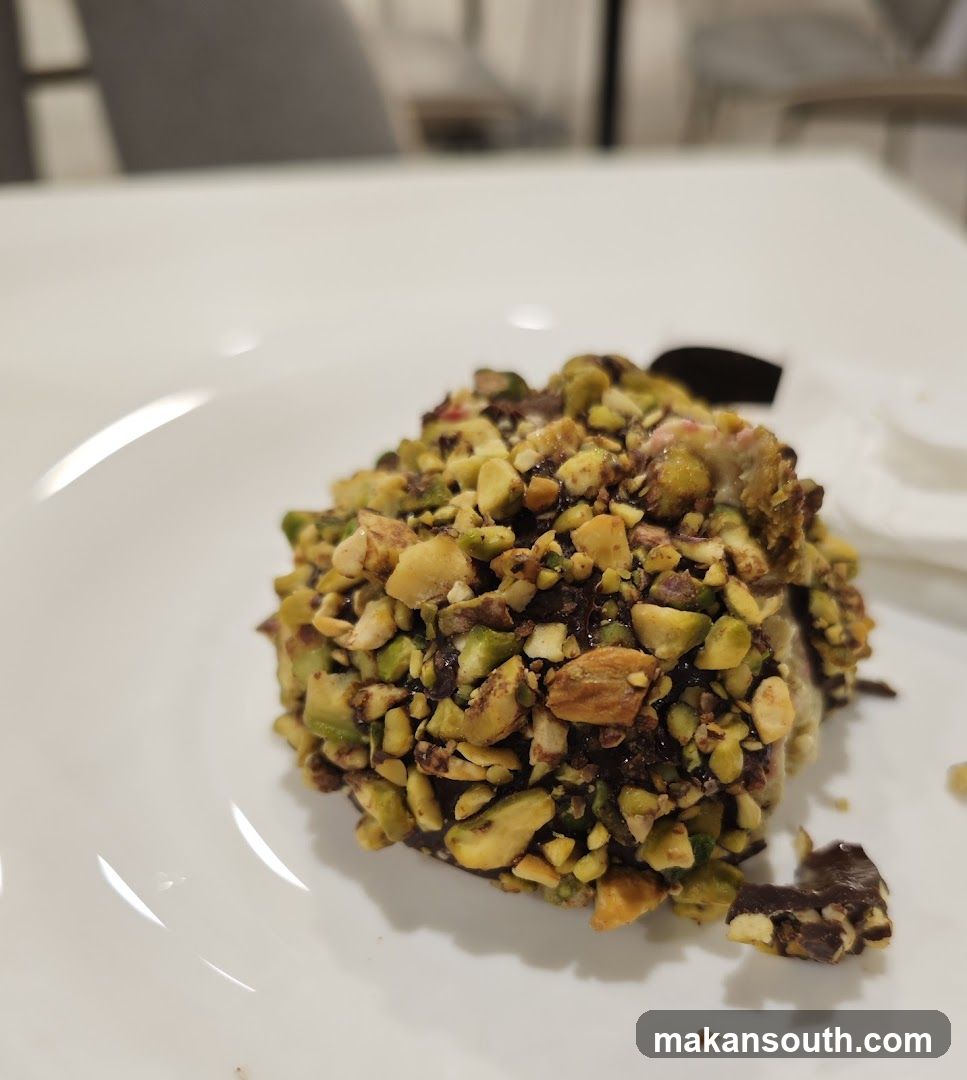Pistachio-Coated Dessert