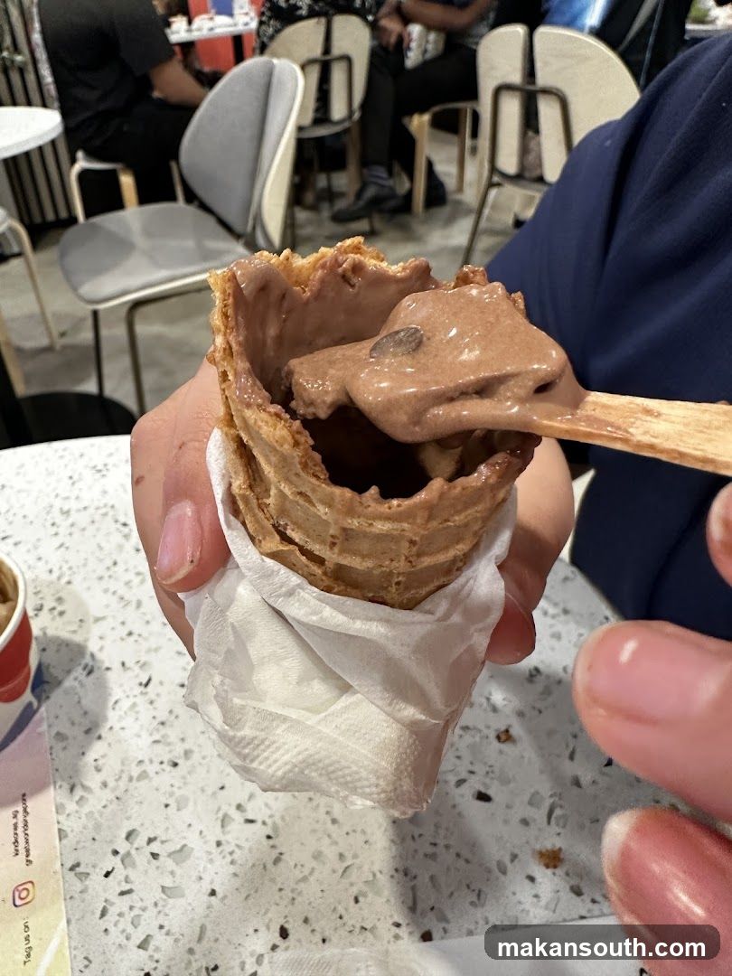 Chocolate Ice Cream Cone