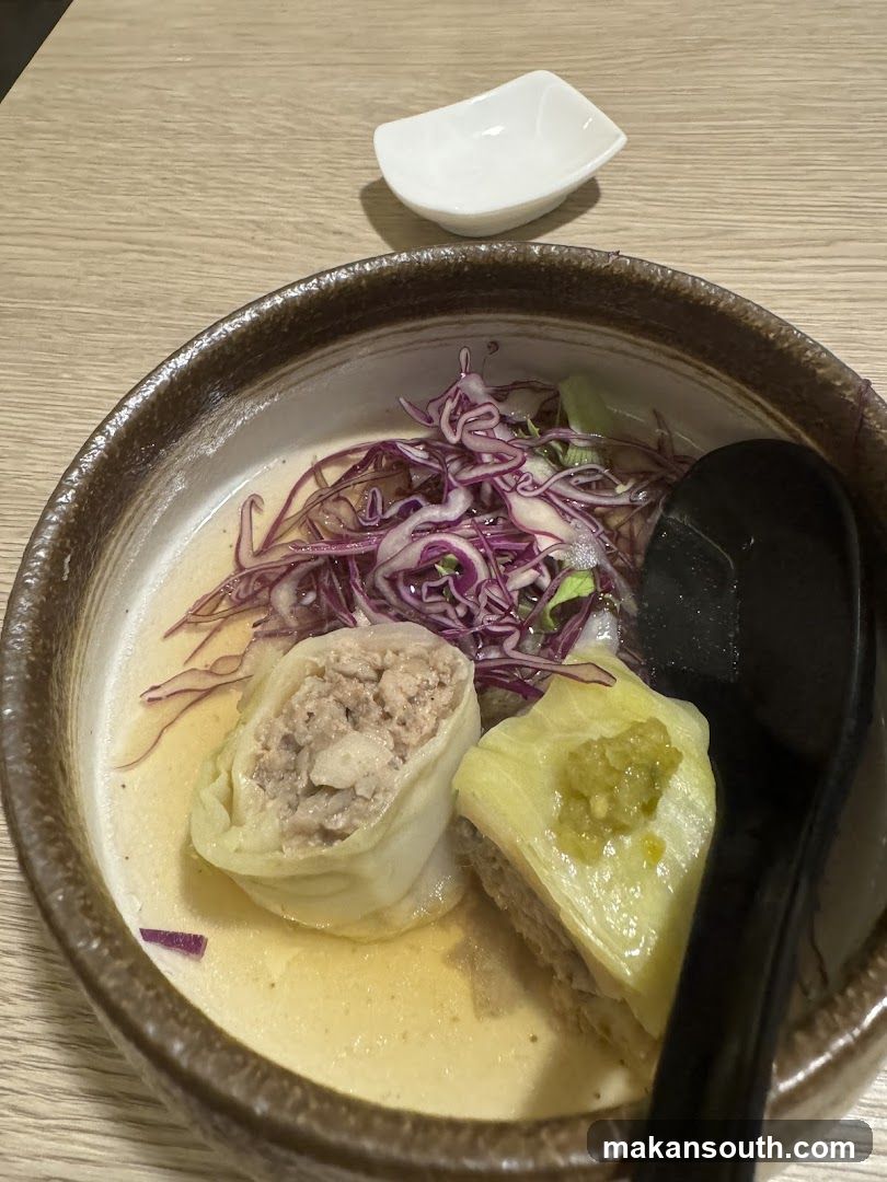 Cabbage Rolls with Salad