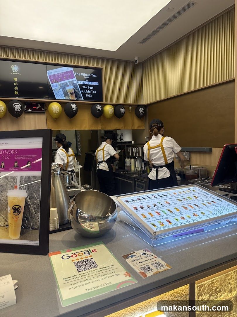 Bubble Tea Shop Counter