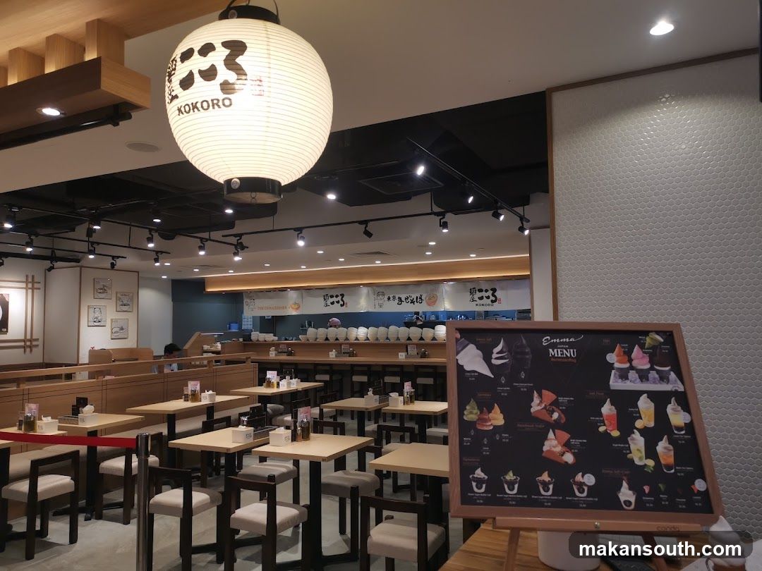 Restaurant Interior with Menu