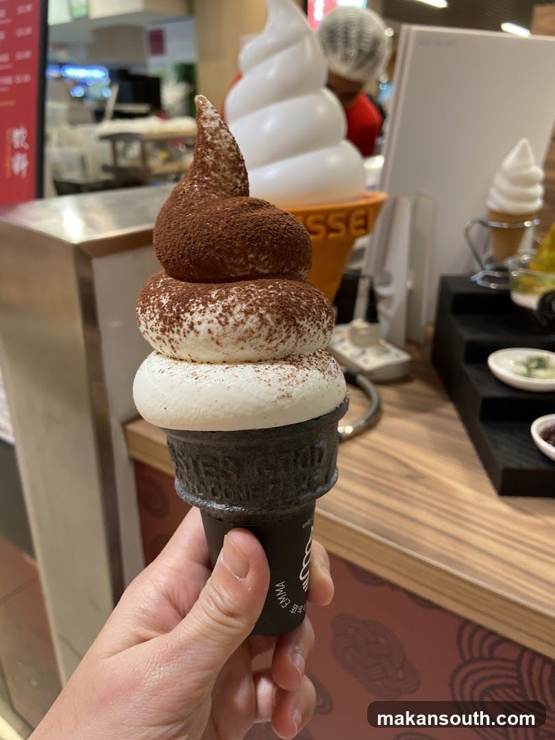 Tiramisu Soft Serve Ice Cream
