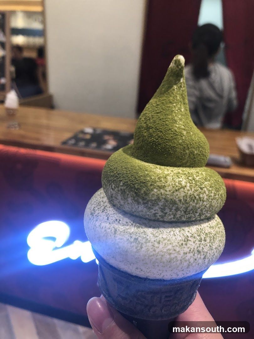 Matcha Soft Serve Ice Cream