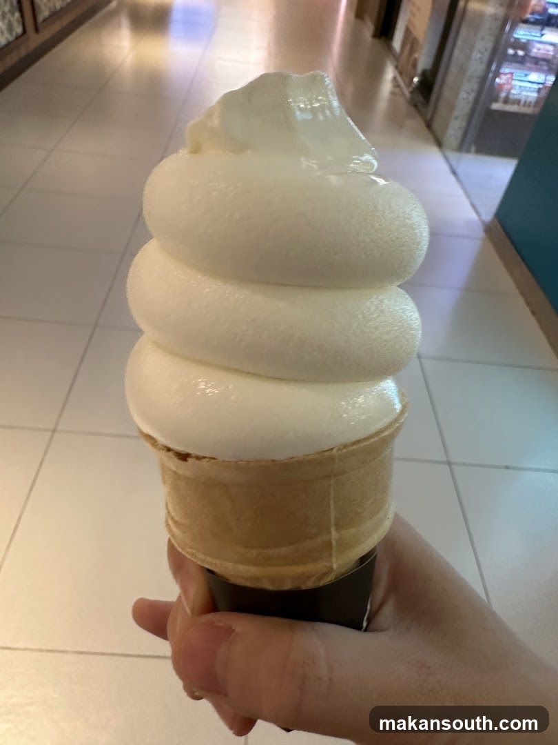 Soft Serve Ice Cream Cone