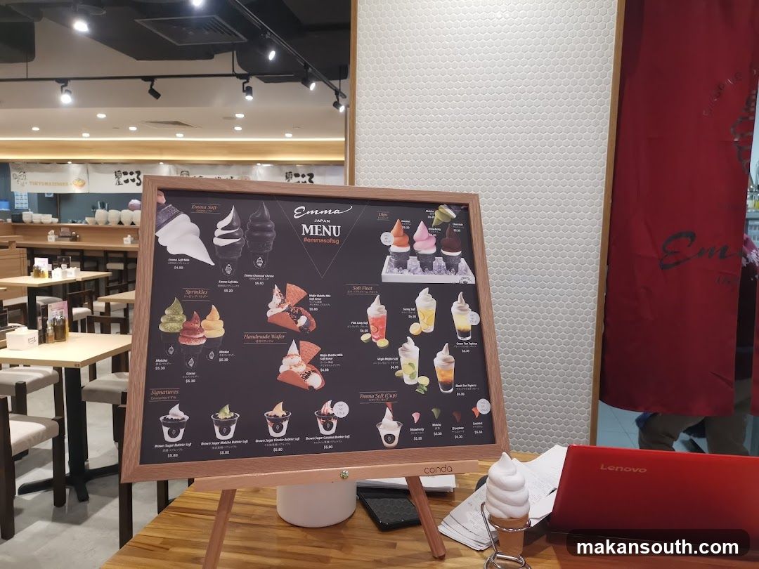 Emma Japan Menu