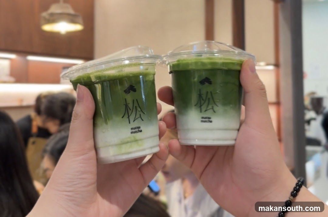 Two Matcha Drinks