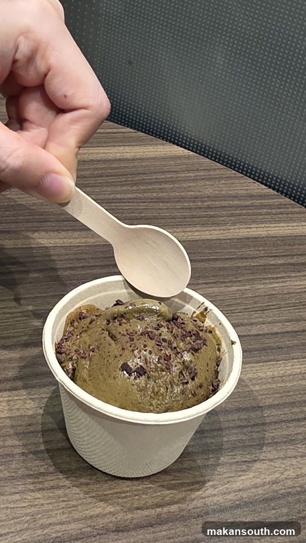 Ice cream with toppings