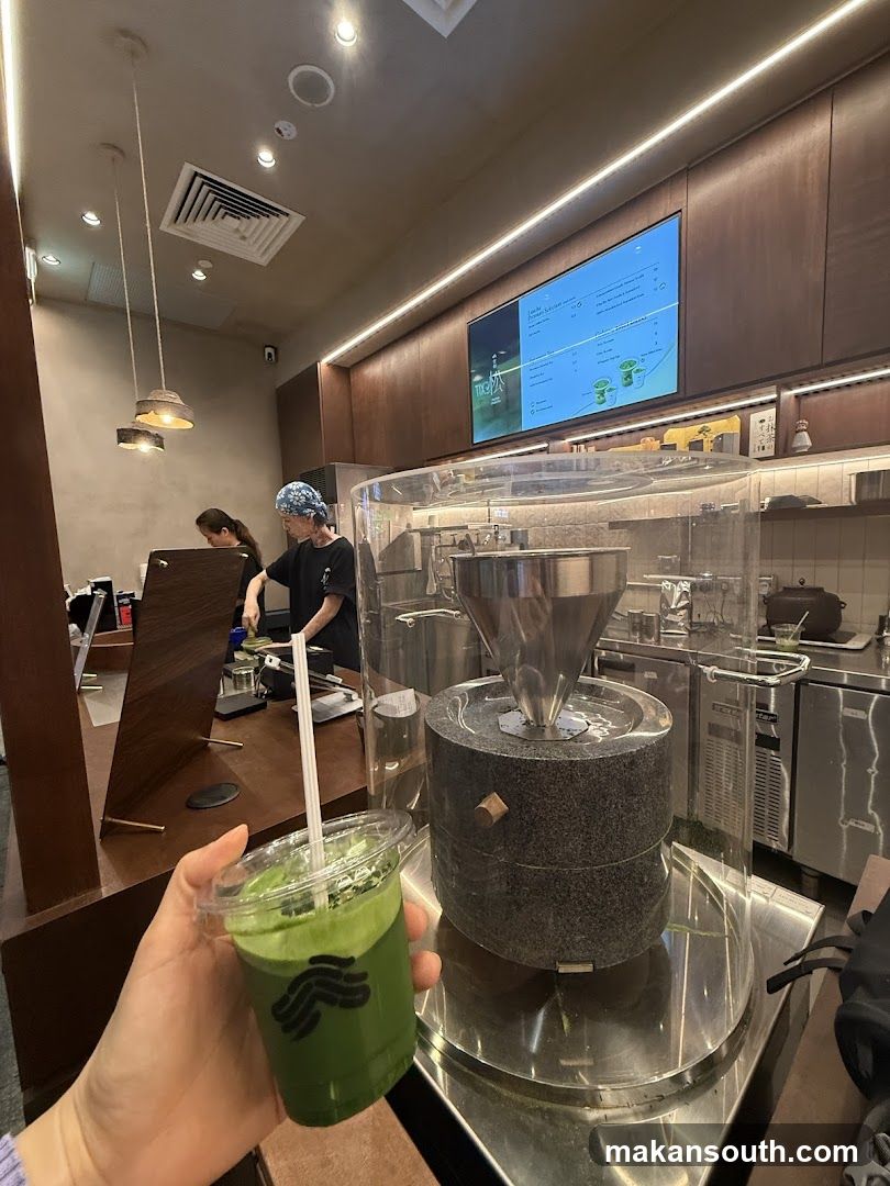 Matcha Drink and Grinder
