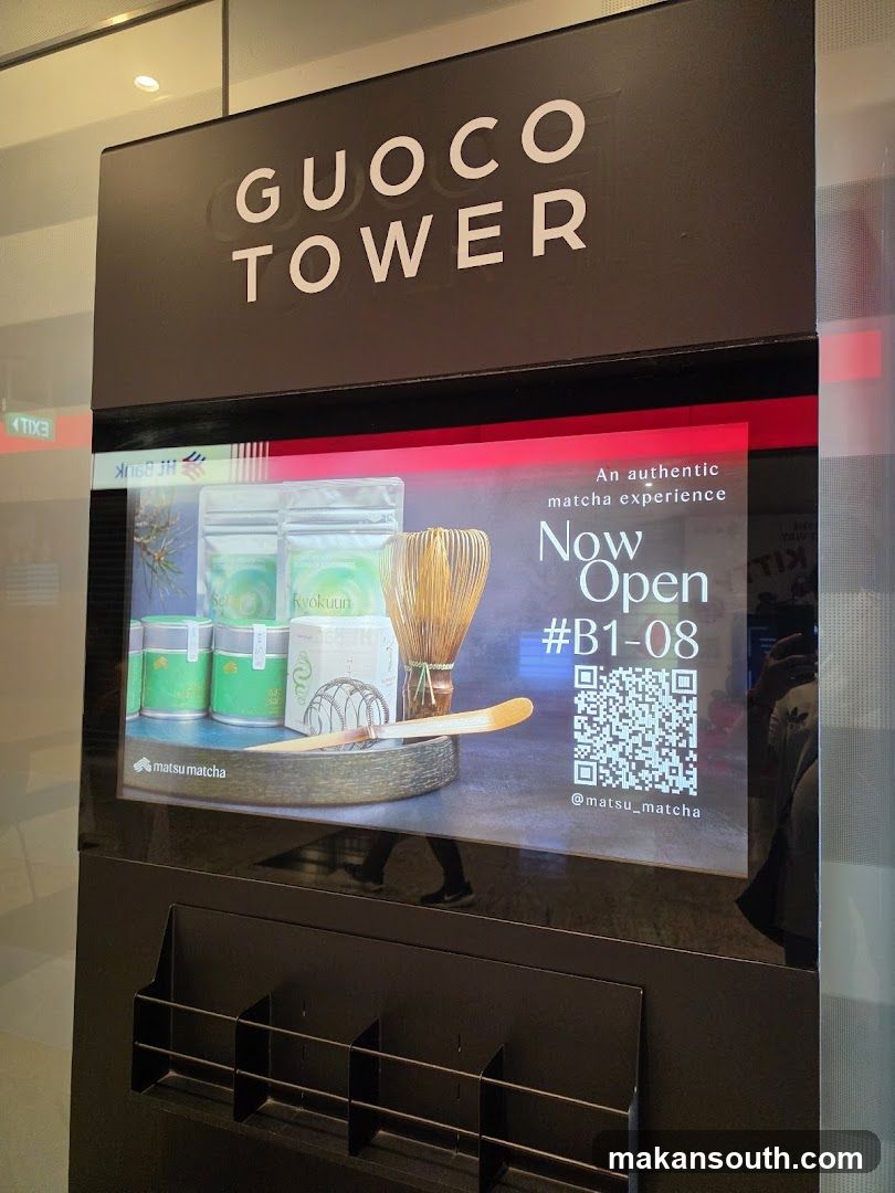 Guoco Tower Matcha Display