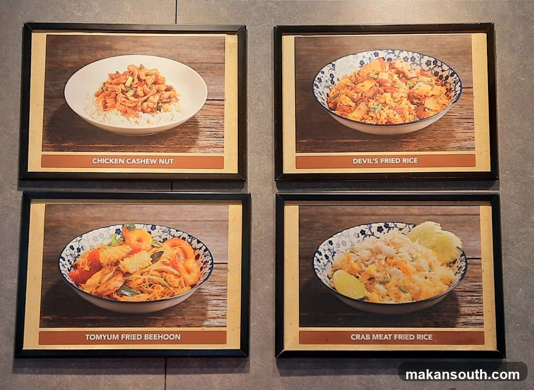 Food Menu Display