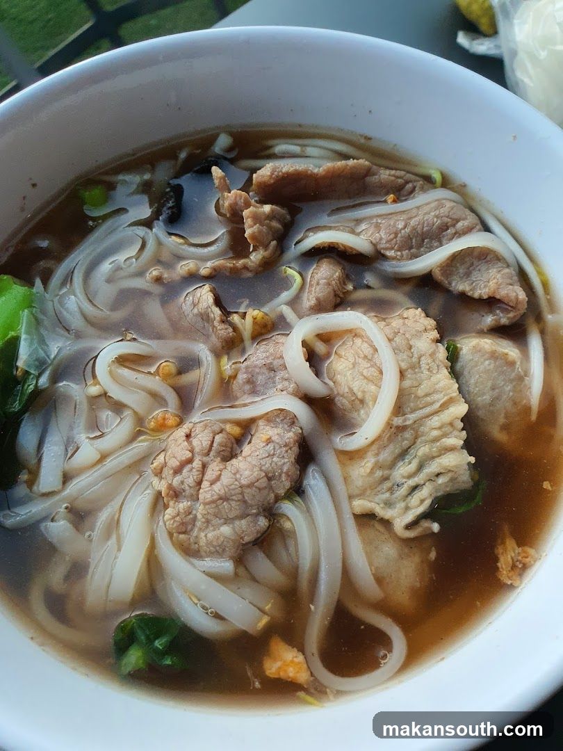 Beef noodle soup
