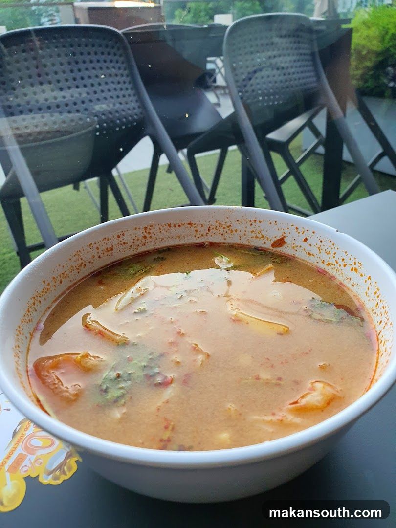 Bowl of Tom Yum Soup