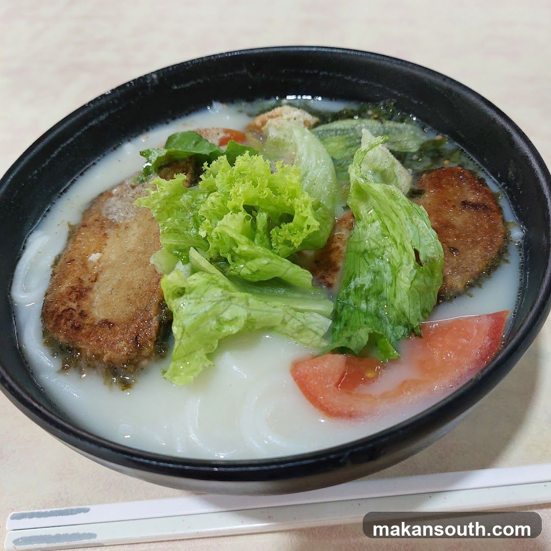 Noodle Soup with Meat and Vegetables