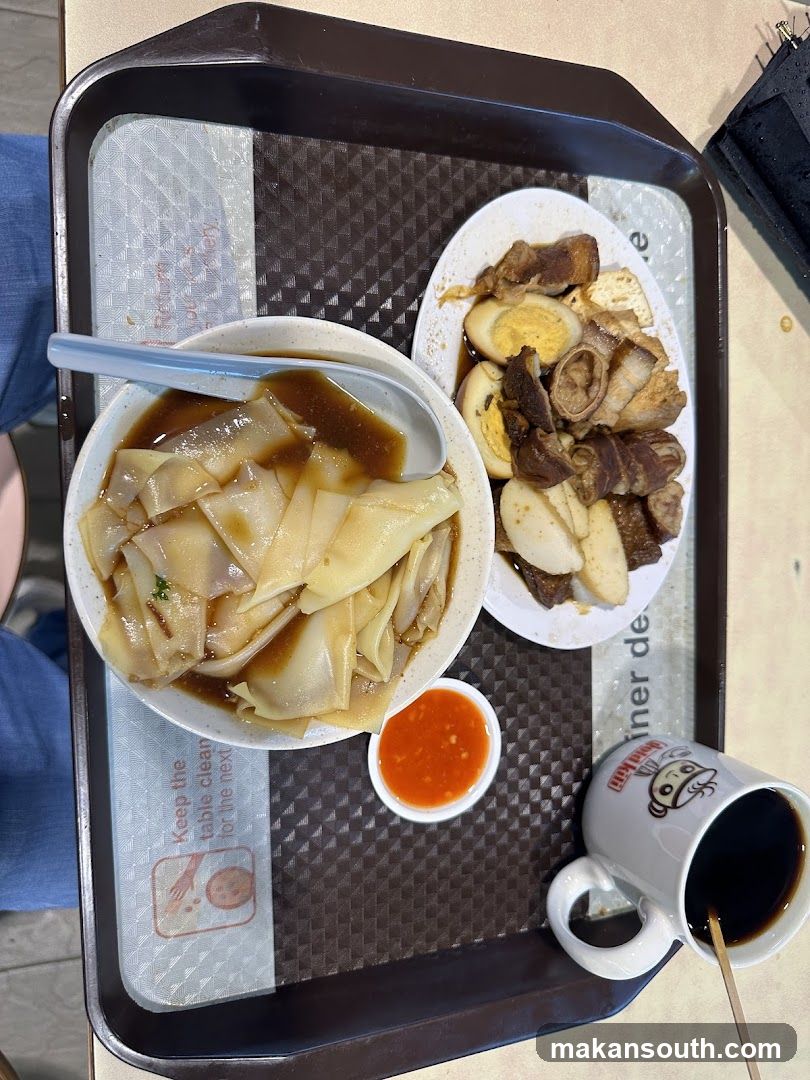 Food and Drink on Tray