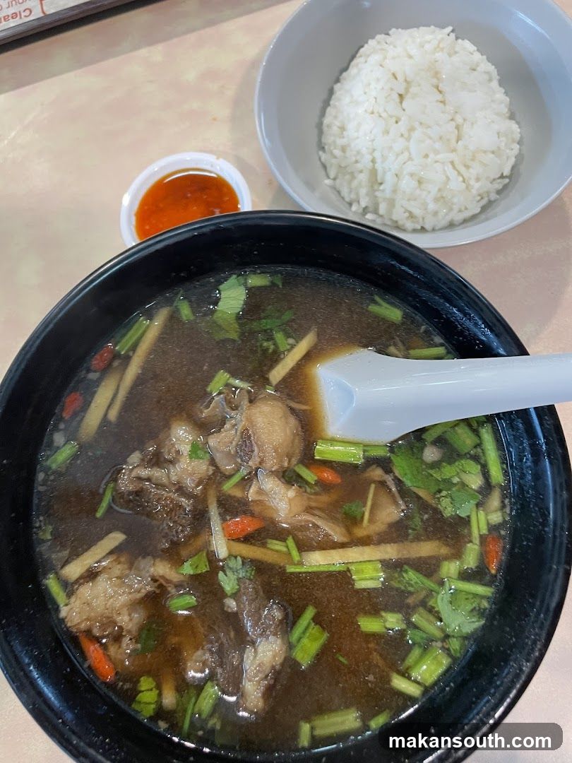 Bowl of Soup with Rice