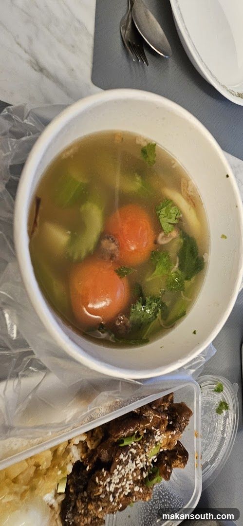 Soup and Rice Dish