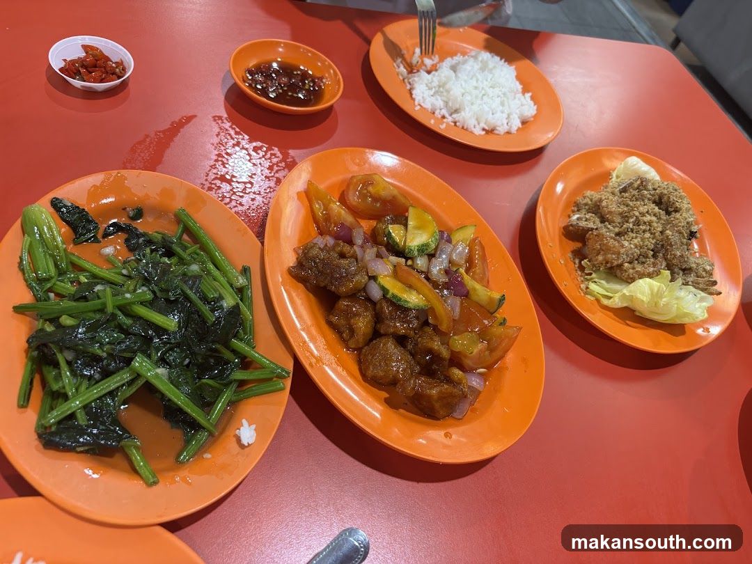 Table with food