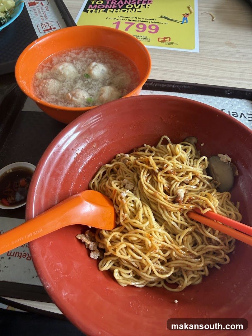 Chinatown Fish Ball Noodle Minced Meat Noodle