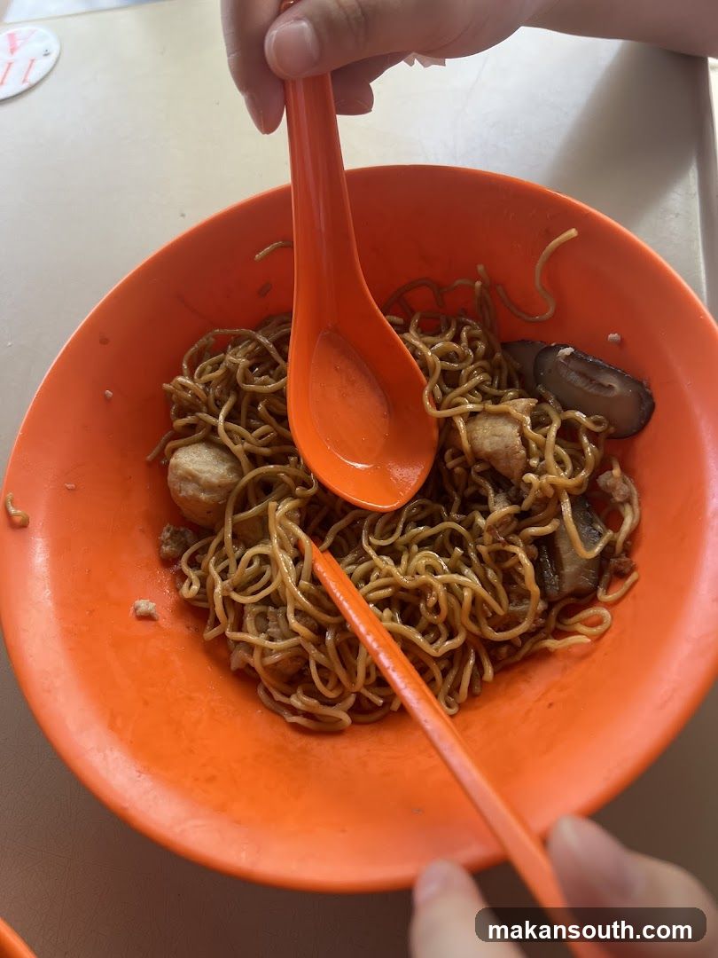 Chinatown Fish Ball Noodle Minced Meat Noodle