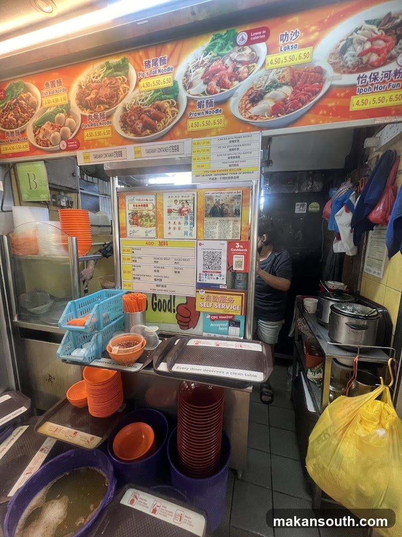 Noodle Stall Menu