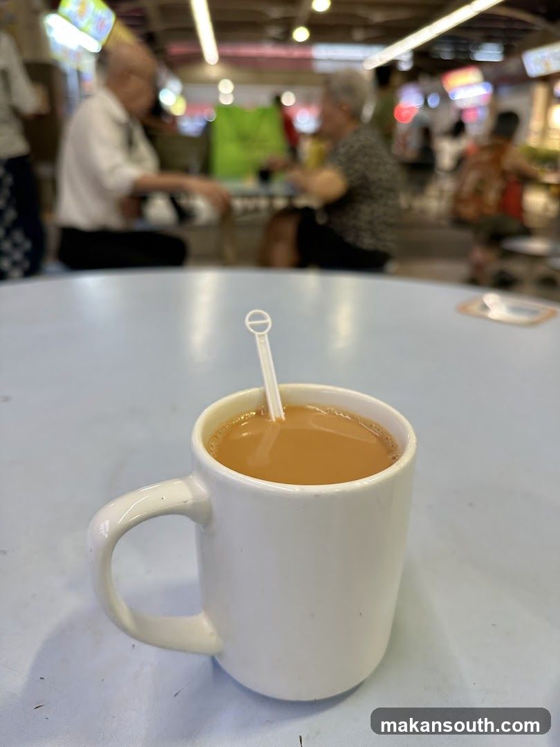 Cup of Tea at a Food Court