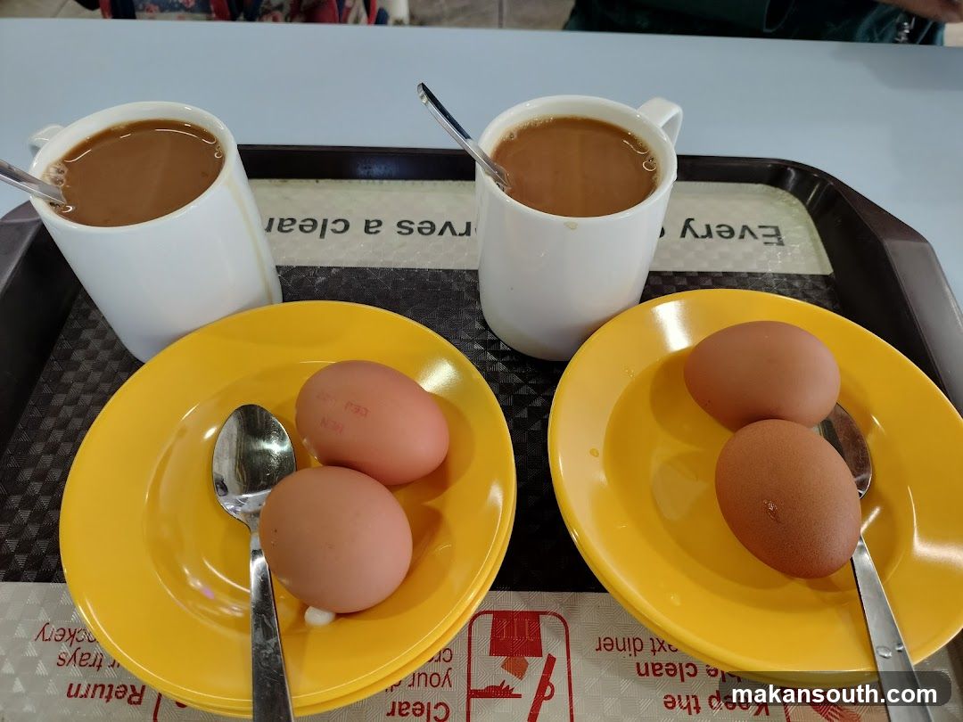 Breakfast Tray with Coffee and Eggs