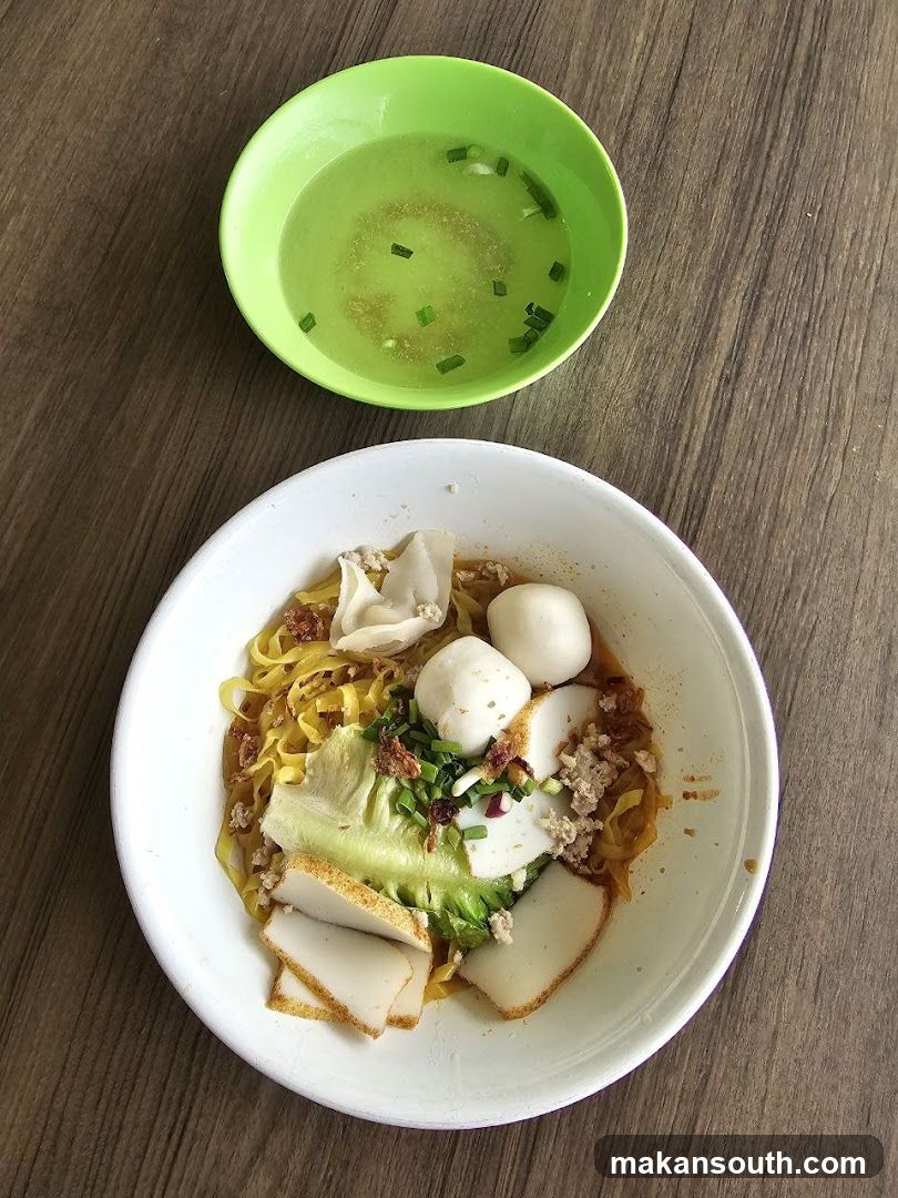 Noodles with Fish Balls and Soup