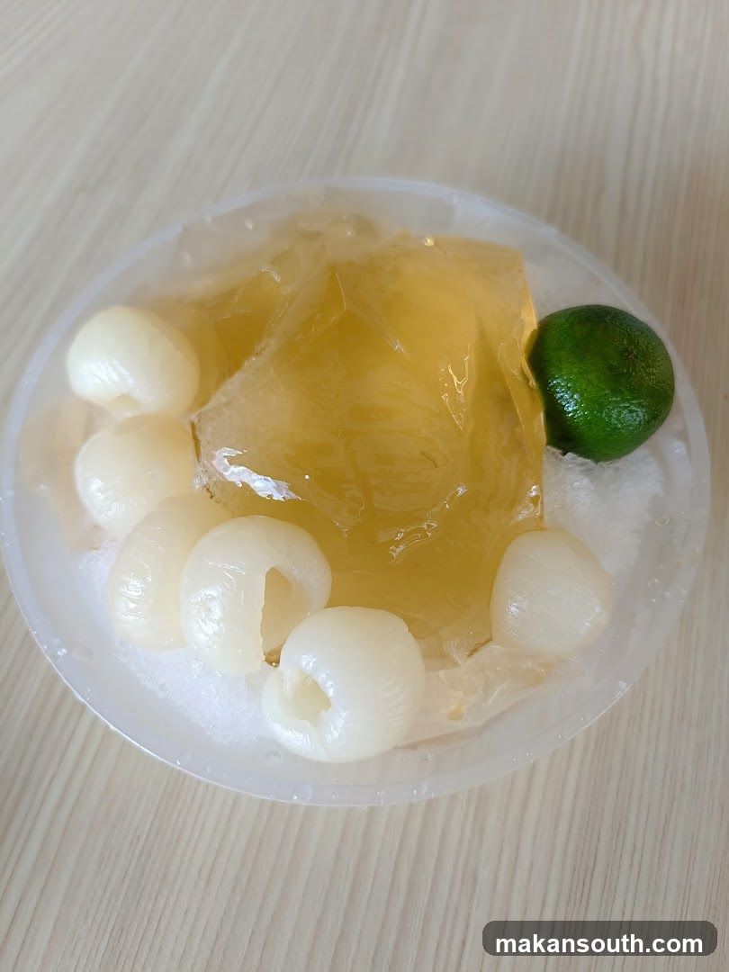Lychee and Jelly Dessert