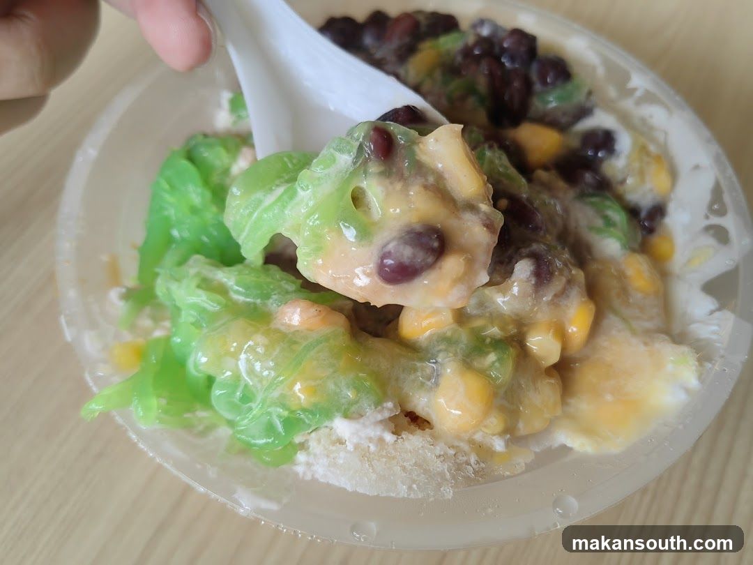 Dessert with Red Beans and Corn