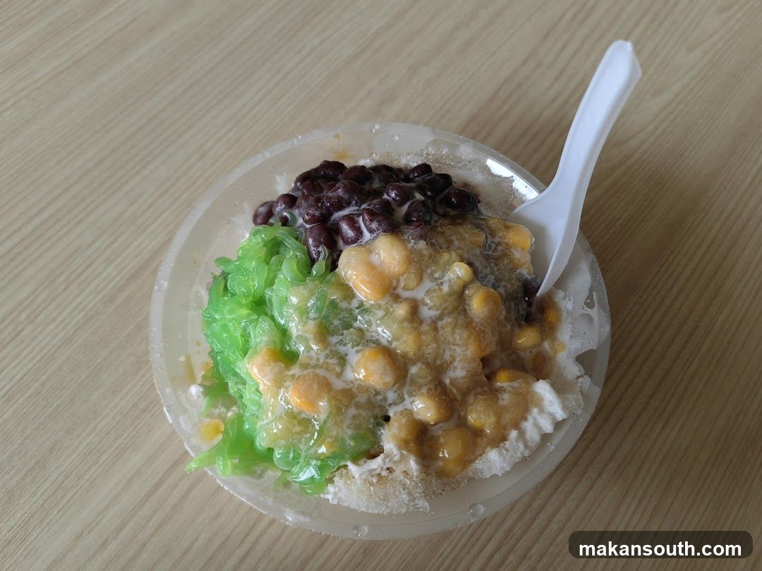 Dessert with Red Beans and Corn