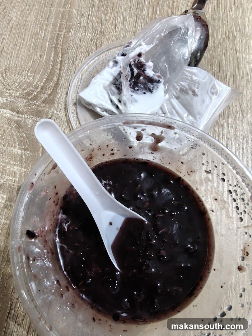 Black Rice Pudding with Coconut Milk
