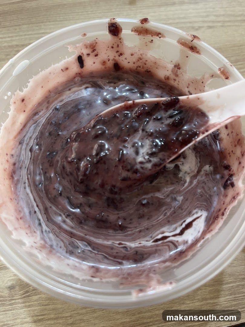 Black Rice Pudding with Coconut Milk