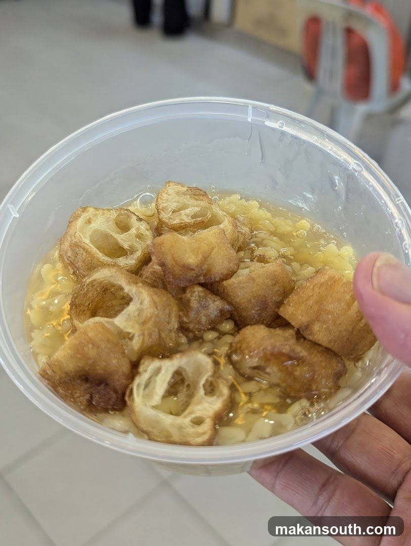 Dessert in a plastic container