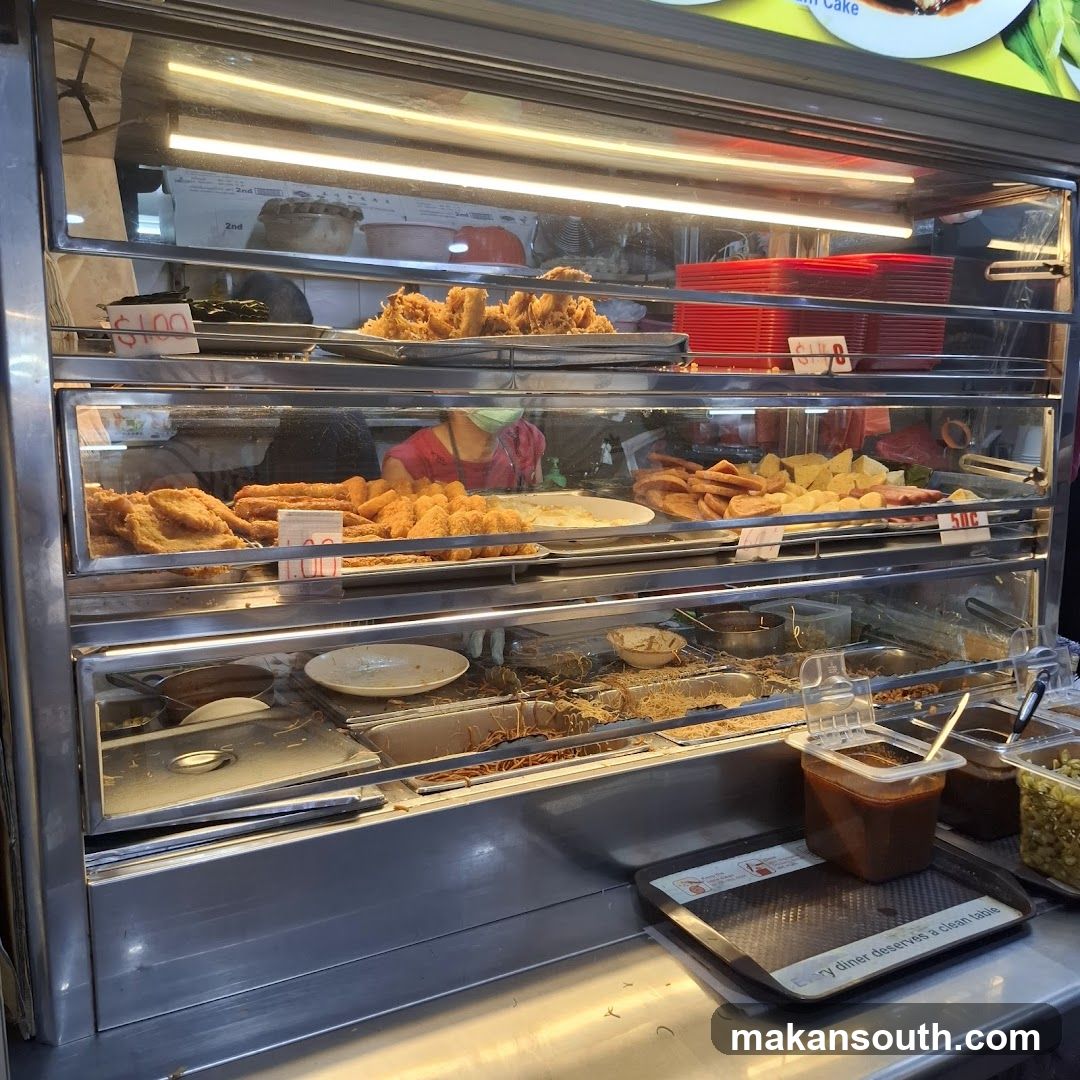 Food stall display
