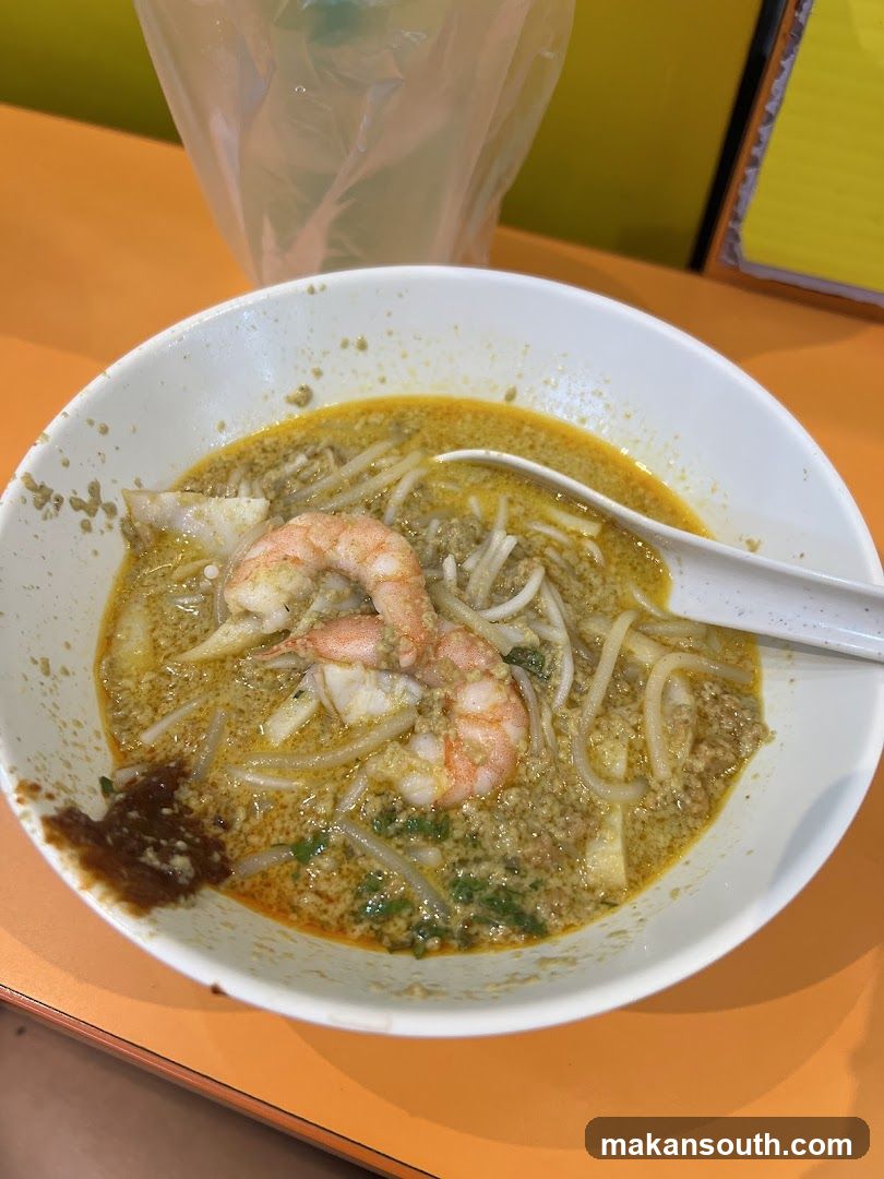 Laksa with Shrimp