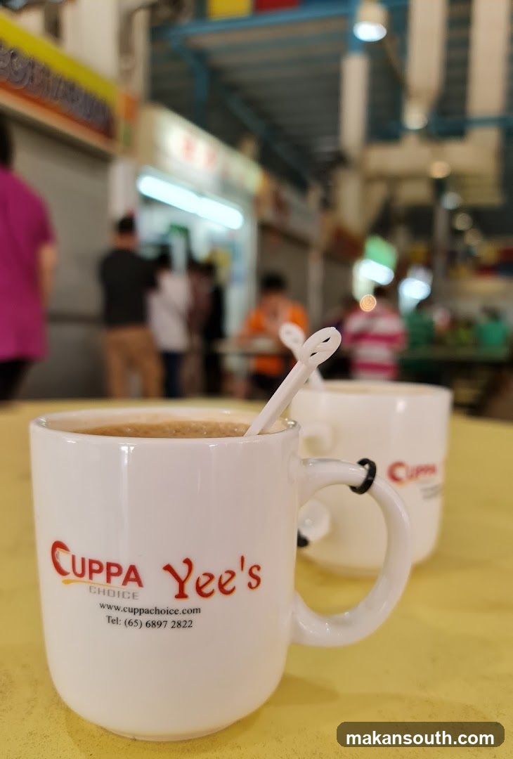 Coffee Cups at a Food Stall
