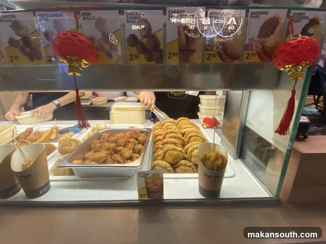Fried Snacks Display